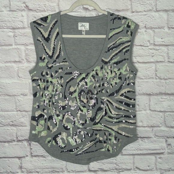 Milly Sequin Tank Top - Picture 5 of 13